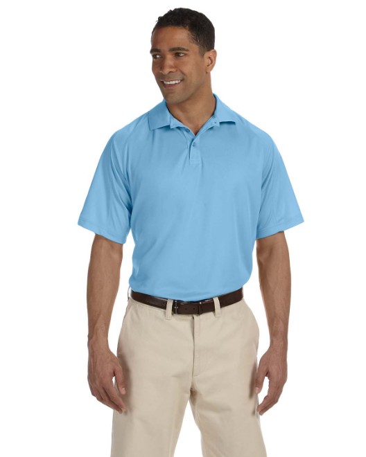 Harriton Mens 3.8 oz M Polytech Mesh Insert Polo RED